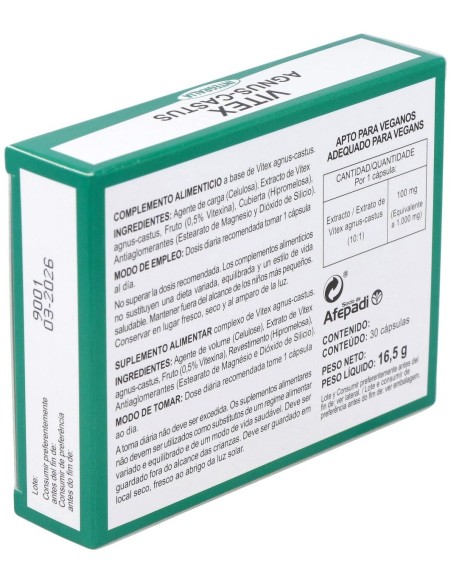 Vitex Agnus Castus 30Cap. de Integralia
