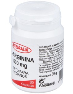 L-Arginina 500Mg. 60Cap. de Integralia 2
