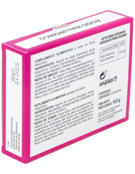Acido Hialuronico 30Cap. de Integralia