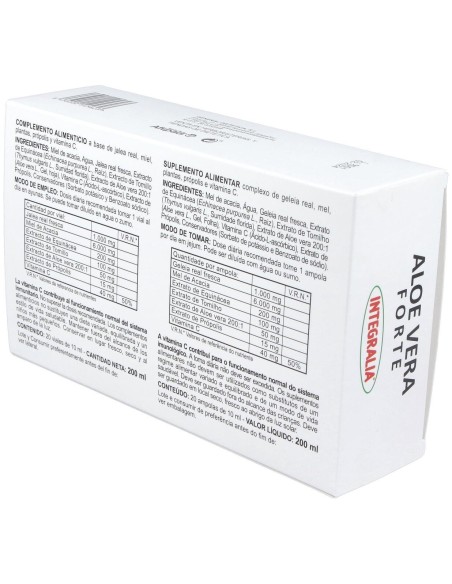 Aloe Vera Forte 20Viales de Integralia