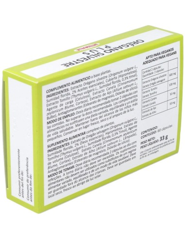 Oregano Silvestre Plus 60Cap. de Integralia