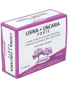 Lisina + Uncaria Forte 60Cap. de Integralia 2