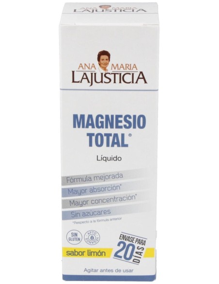 Magnesio Total Liquido Sabor Limon 200Cc de Ana Maria Lajusticia