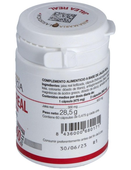 Jalea Real Liofilizada 60Cap. de Ana Maria Lajusticia