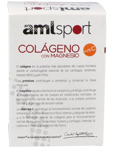 Colageno Con Magnesio Y Vit.C Fresa 20Sti Amlsport de Ana Maria Lajusticia