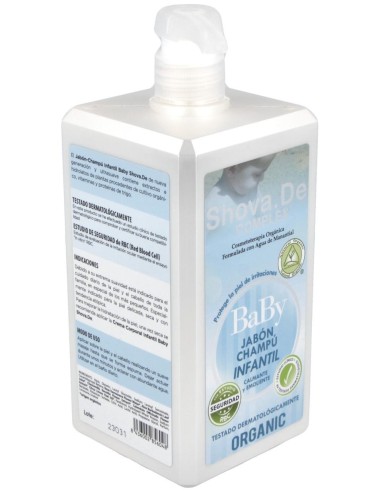 Baby Shova De Jabon Champu Infantil Aloe 1Litro de Shovade