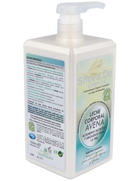 Leche Corporal De Avena 1Litro de Shovade