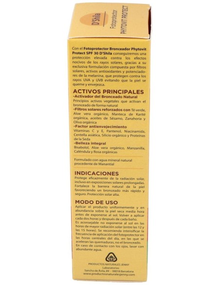 Bronceador Spf30 100Ml. de Dshila