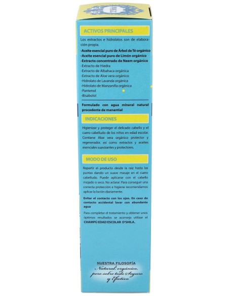 Locion Vitaminada Esp.Escolar (Parasitos) 250Ml de Dshila