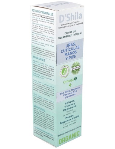 Crema Manos Y Uñas Omega-6 Con Dosificador 250Ml. de Dshila