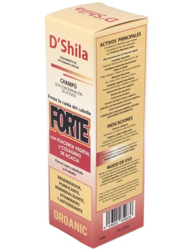 Champu Forte Con Placenta Vegetal Y Colageno 125Ml de Dshila