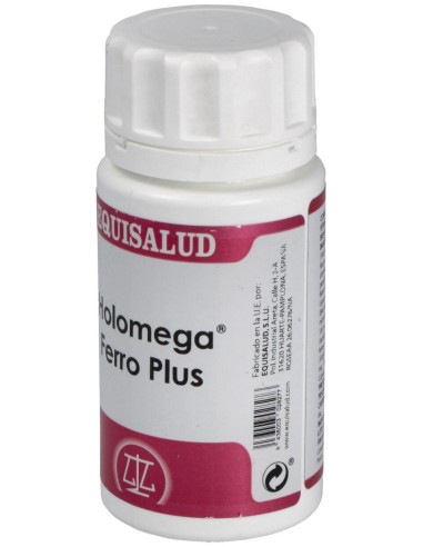 Holomega Ferro Plus 180 Cáp. de Equisalud