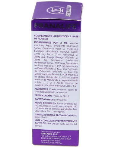 Pranalife 5 50Ml. de Equisalud