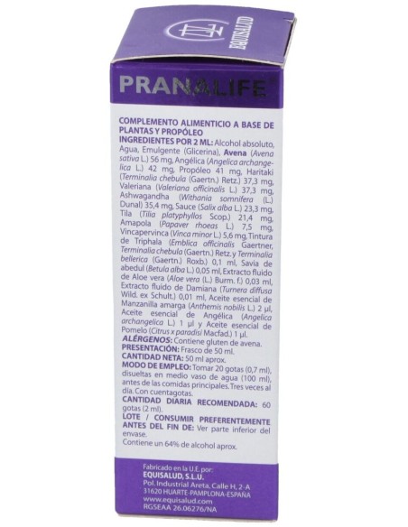 Pranalife 6 50Ml. de Equisalud