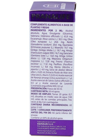 Pranalife 3-4-6 50Ml. de Equisalud