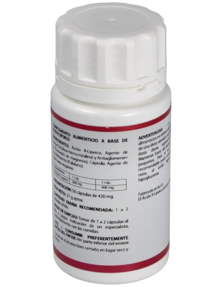 Holomega Acido R-Lipoico 50Cap. de Equisalud