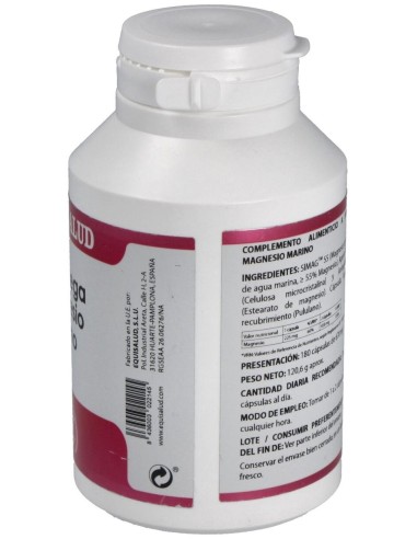 Holomega Magnesio Marino 180Cap. de Equisalud