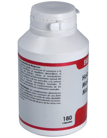 Holomega Malato De Magnesio 180Cap. de Equisalud
