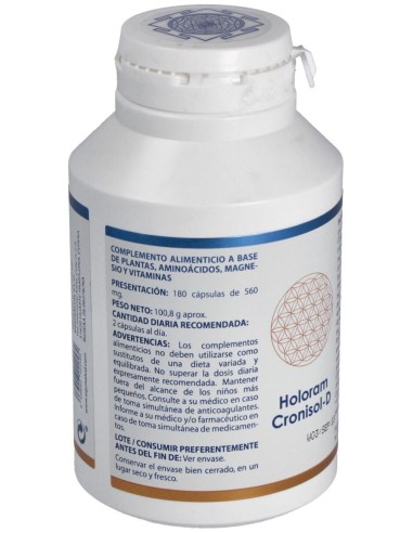 Holoram Cronisol-D (Cronidol) 180Cap. de Equisalud