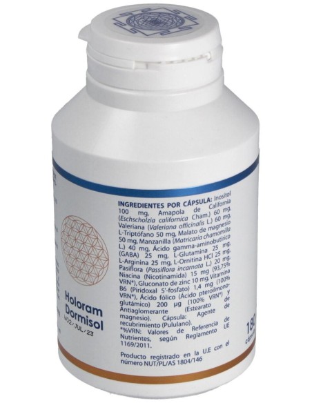 Holoram Dormisol 180Cap. de Equisalud