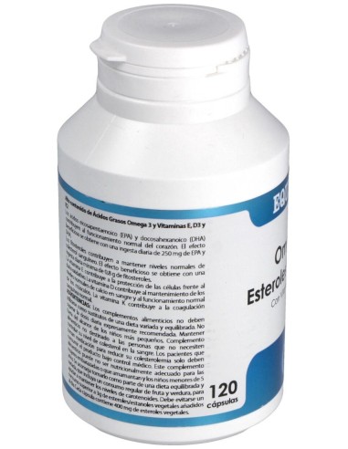 Omega 3 Esteroles Vegetales Vit K2, D3, E 120Cap de Equisalud