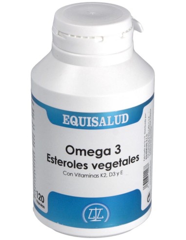 Omega 3 Esteroles Vegetales Vit K2, D3, E 120Cap de Equisalud