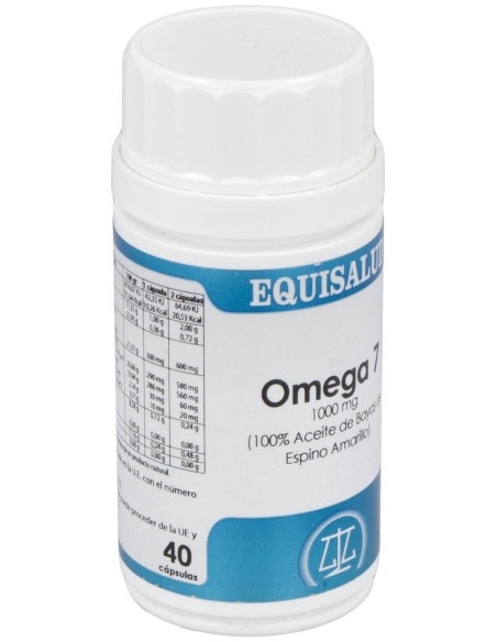 Omega 7 1000Mg. Aceite Bayas Espino Amarillo 40Cap de Equisalud
