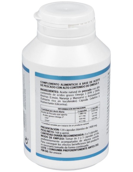 Omega 3 Activo 1000Mg. 120Cap. de Equisalud