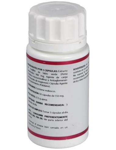 Holoperna Mejillon De Labio Verde 50Cap. de Equisalud