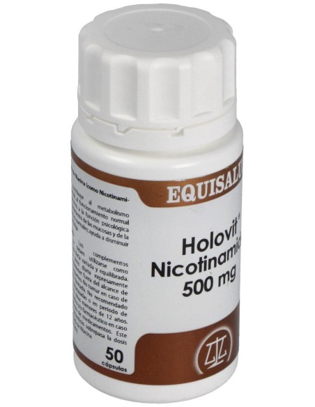 Holovit Nicotinamida 500Mg 50Cap. de Equisalud