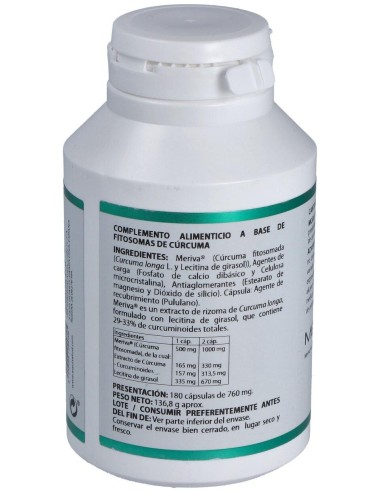 Holofit Curcuma Fitosomada 180Cap. de Equisalud