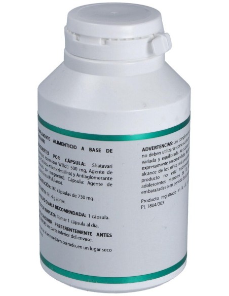 Holofit Ayurveda Shatavari 180Cap. de Equisalud