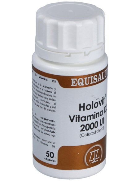 Holovit Vit. D3 2000Ui (Colecalciferol) 50Cap. de Equisalud