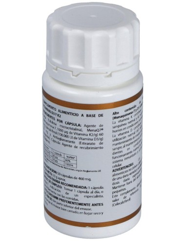 Holovit Vit. D3 2000Ui+K2 60Mcg+Menaquinona 50Cap. de Equisalud