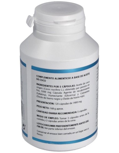 Hololine Aceite De Coco 120Perlas de Equisalud