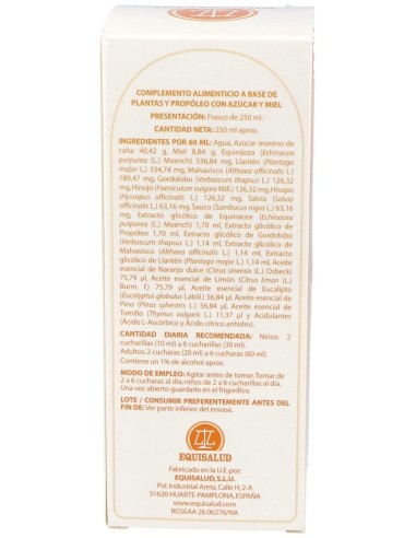 Holotox Jarabe 250Ml. de Equisalud
