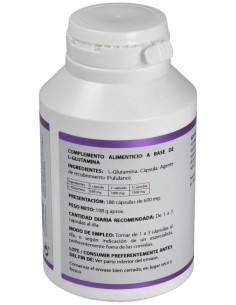 Holomega L-Glutamina 180Cap. de Equisalud 2