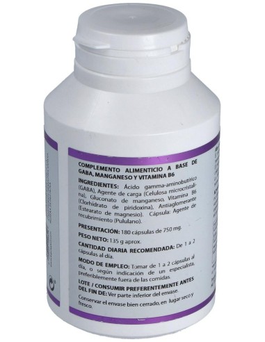 Holomega Gaba Plus 180Cap. de Equisalud