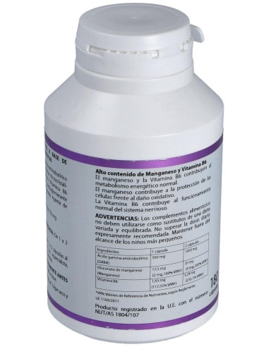 Holomega Gaba Plus 180Cap. de Equisalud