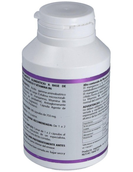 Holomega Gaba Plus 180Cap. de Equisalud