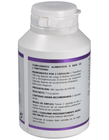 Holomega L-Triptofano 180Cap. de Equisalud