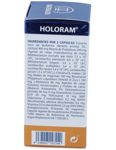 Holoram Sindromet 60Cap. de Equisalud