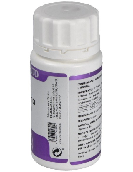 Holomega L-Tirosina 50Cap. de Equisalud