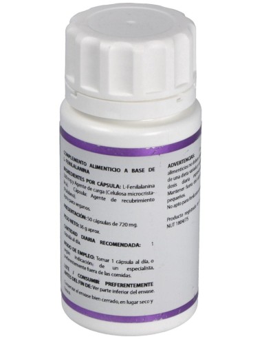 Holomega L-Fenilalanina 50Cap. de Equisalud