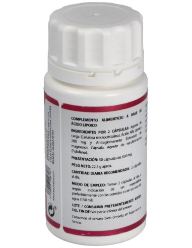 Holomega Acido Lipoico 50Cap. de Equisalud