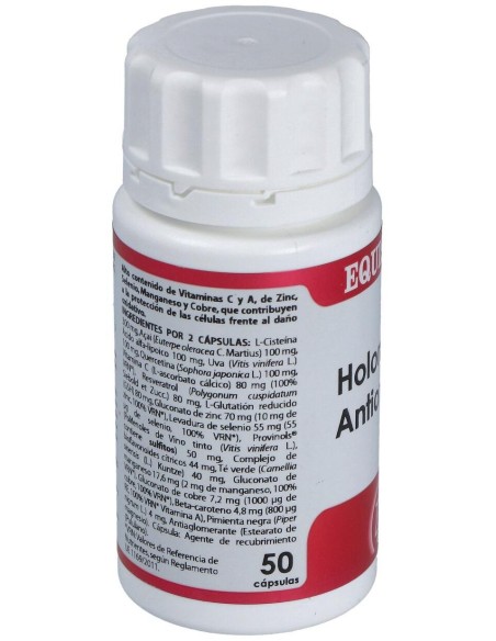 Holomega Antiox Plus 50Cap. de Equisalud