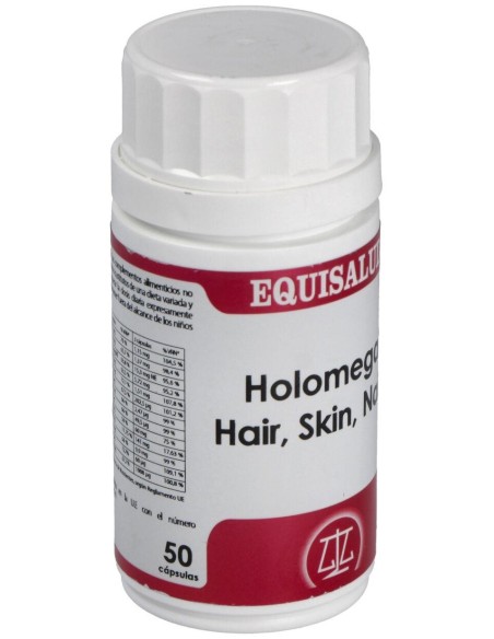 Holomega Hair Skin And Nails 50Cap. de Equisalud