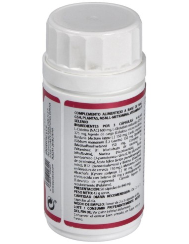 Holomega Detoximetal 50Cap. de Equisalud