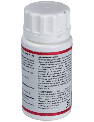 Holomega Zinc 50Cap. de Equisalud