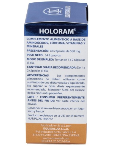 Holoram Detox 60Cap. de Equisalud